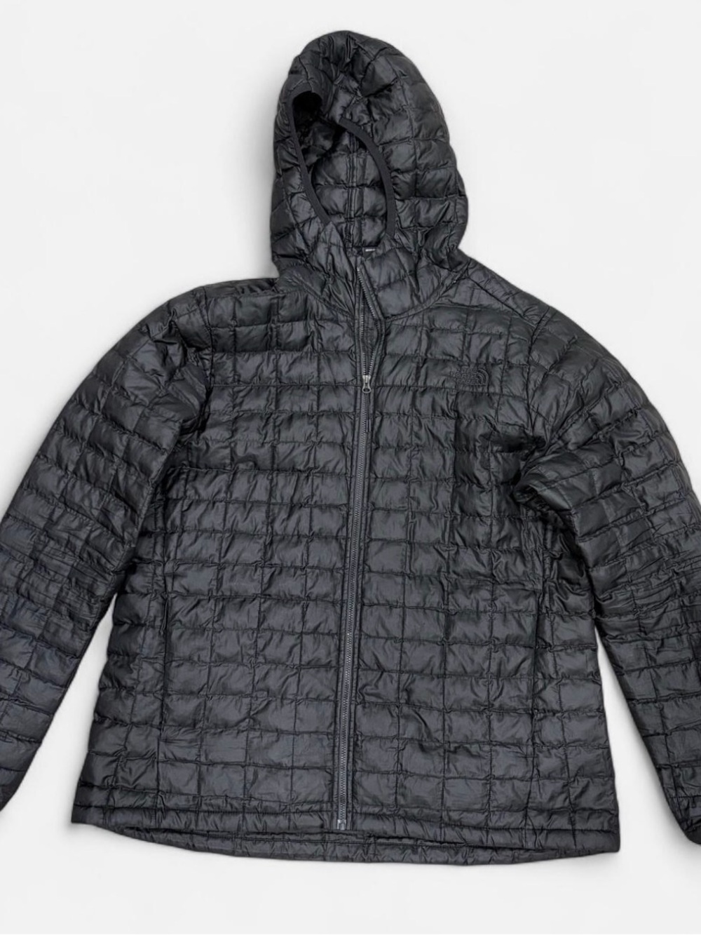 The North Face Black Hooded Quilted Puffer Jacket Women’s XL